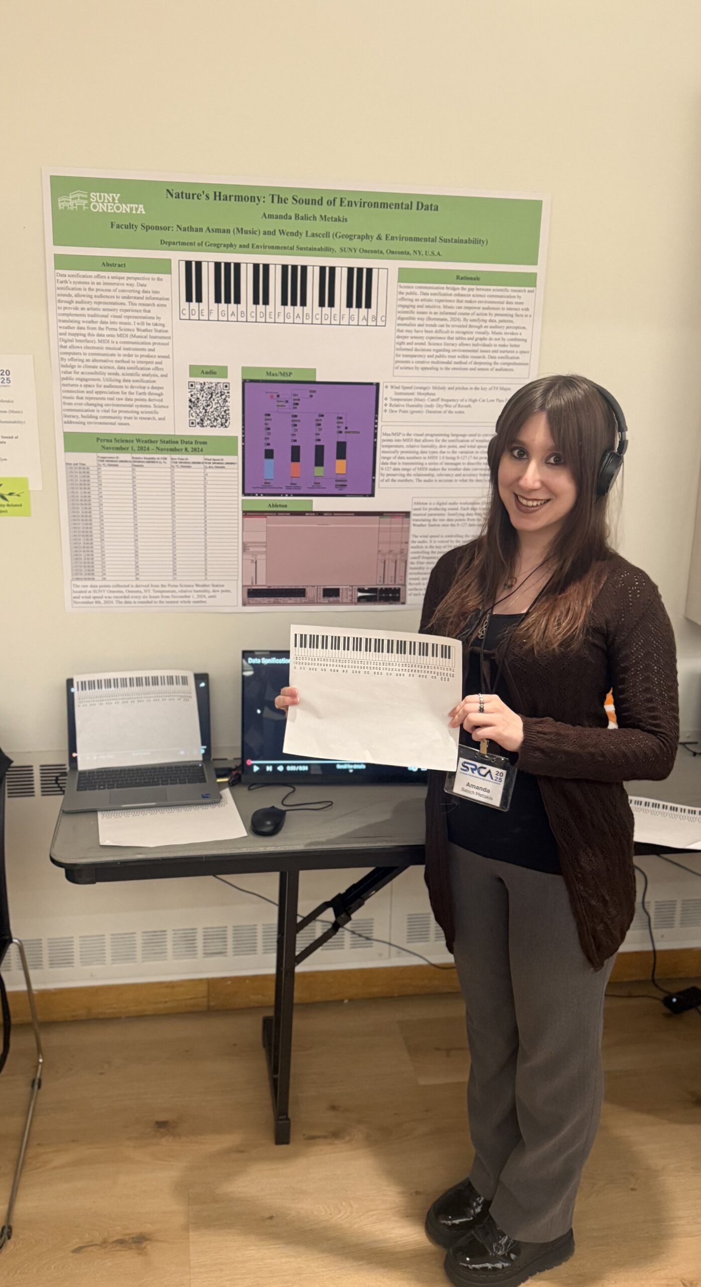 Amanda Balich Metakis: Nature’s Harmony: The Sound of Environmental Data